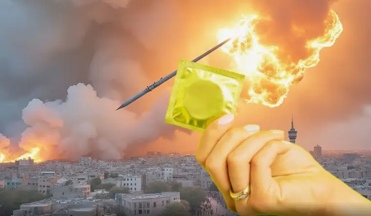 condom in war