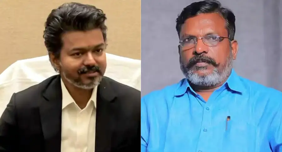 Vijay and Thirumavalavan