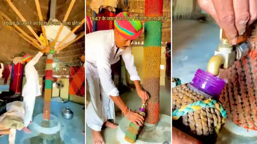 மின்சாரம் இல்லை, வாட்டர் கூலர் இல்லை: கடும் வெப்ப அலைக்கு மத்தியில் ‘தேசி ஃபிரிட்ஜ்’ வைரல்..!
