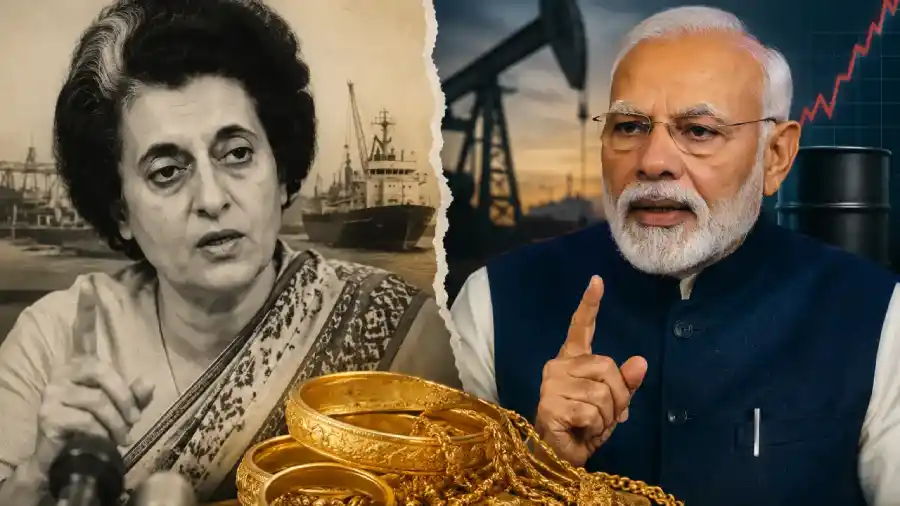 modi indira gandhi