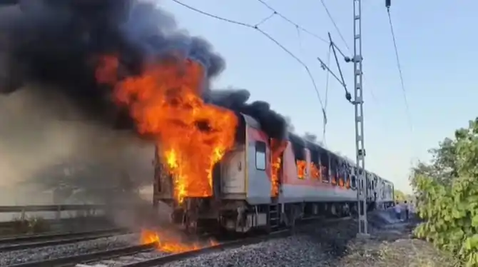 rajastani express fire