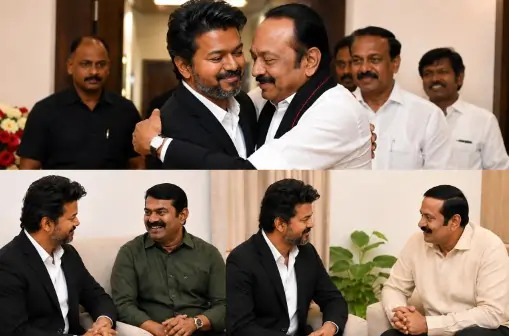 vijay meet senior leaders