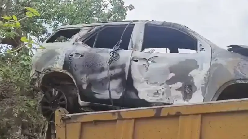 car fire