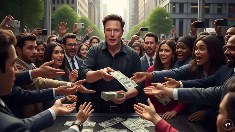 elon musk money sharing