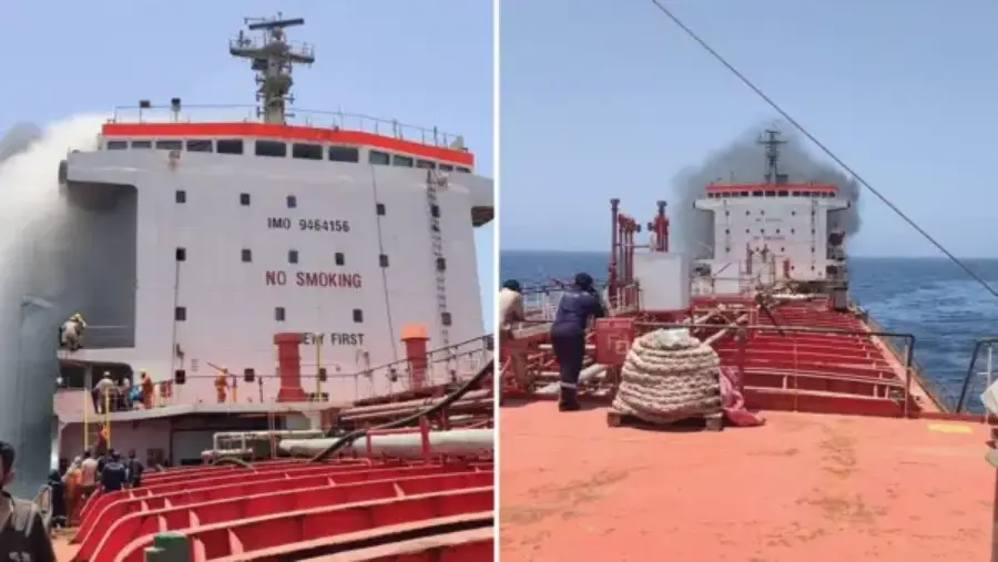 ship fire