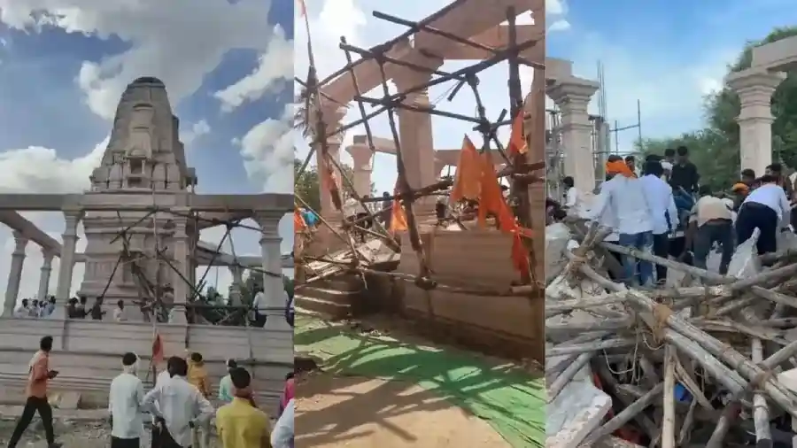 temple collapse