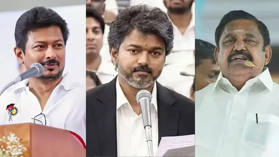 உளறல்நிதி, உண்மைநிதியாக பேசத் தயாரா? அறிவாலய மியூசிக்கிற்கு அடிமையான தீர்ந்து போன சக்தி..” உதயநிதி, இபிஎஸ் மீது தவெக அட்டாக்..!