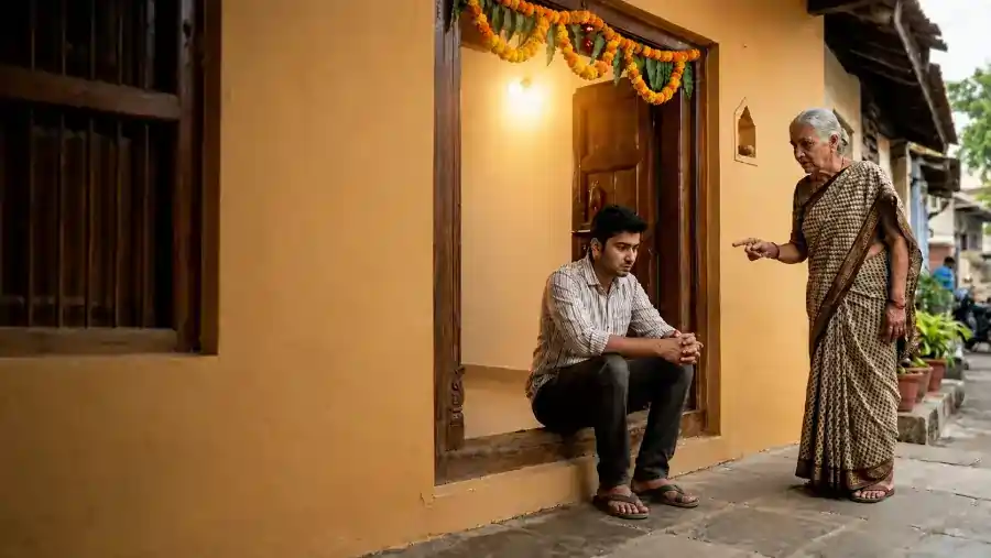 நீங்களும் வீட்டு வாசற்படியில் உட்காருவீங்களா..? லட்சுமி தேவியின் கோபத்திற்கு ஆளாக நேரிடும்..!