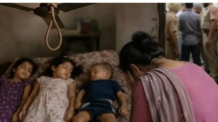 கொடூரத்தின் உச்சம்!! பெற்ற குழந்தைகளை துடிதுடிக்கக் கொடூரமாக கொலை செய்த தாய்..