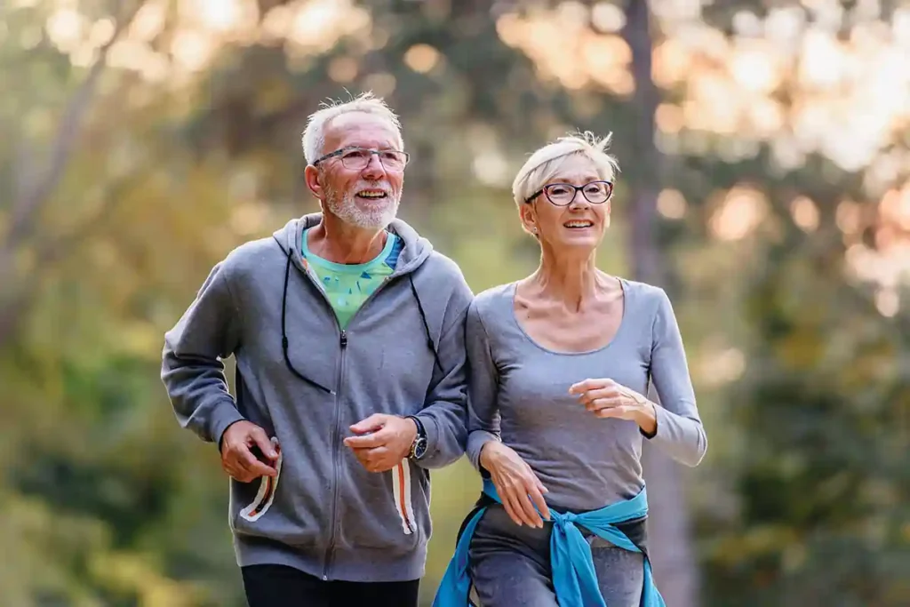 couple jogging