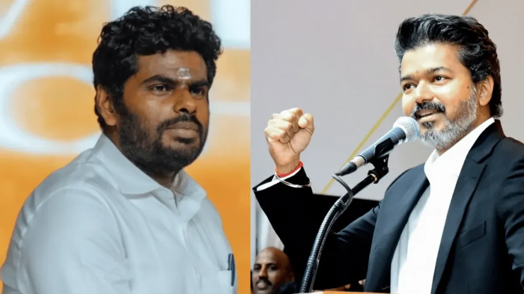 திமுக நிலைமைதான் தவெகவுக்கும் வரும்..!! முதல்வர் விஜயை எச்சரித்த அண்ணாமலை..!!