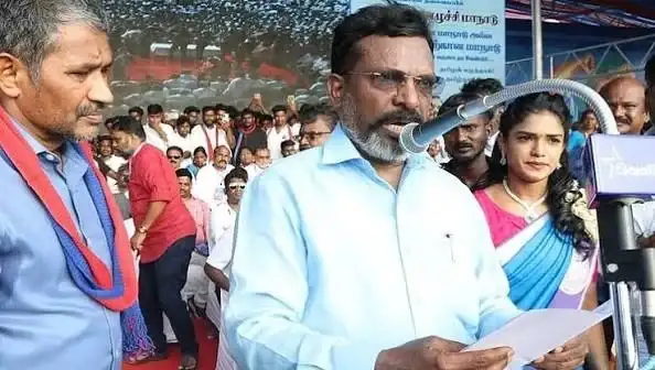 தவெகவுடன் இனி இணைந்தே பயணம்.. திருமாவளவன் அதிரடி அறிவிப்பு! விசிக மாநாட்டில் ஏற்பட்ட திடீர் பரபரப்பு..