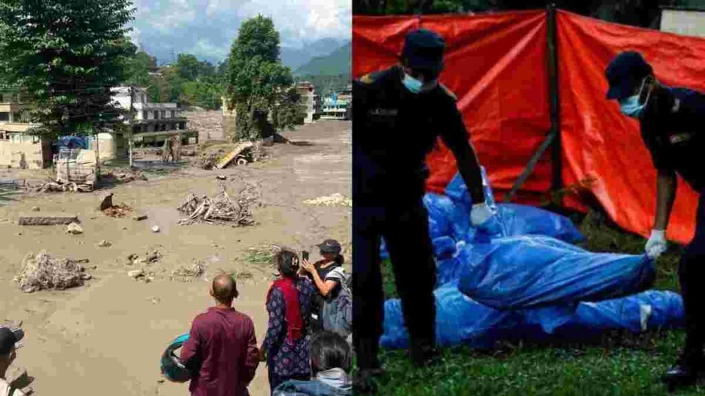 nepal flood 900 dead 30kb