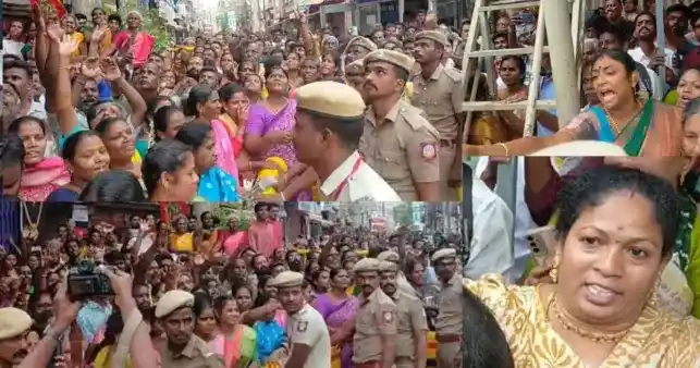 “உங்களுக்கு வாக்களித்ததே வேஸ்ட்”.. அமைச்சரை முற்றுகையிட்ட பெண்கள்; மதுரை கோயில் கும்பாபிஷேகத்தில் பரபரப்பு!